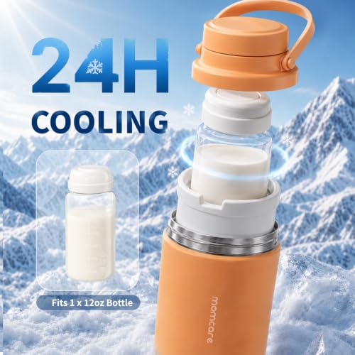 Portable Breast Milk Cooler with 1 BPA-Free Bottle, No Spills - color: P3