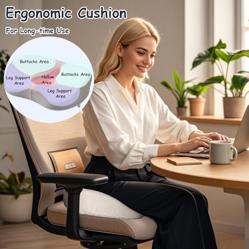 Plus Size Tailbone Pain Relief Cushion, XL Donut Pillow for Tailbone Pain - size: X-Large