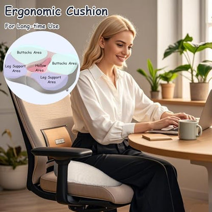 Plus Size Tailbone Pain Relief Cushion, XL Donut Pillow for Tailbone Pain - size: X-Large