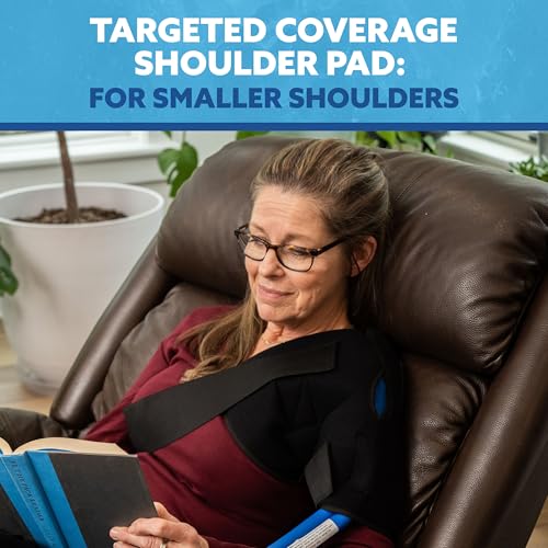 Polar Active Ice® Targeted Coverage Shoulder Therapy pad 10.5” x 11.5” with Compression wrap and Belts. Use only with The Polar Active Ice #AIS Therapy System. - style: Compression Wrap & Shoulder Pad