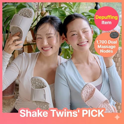 BALLOP Mamuring 1,700 Nodes Acupressure Massage Slippers - color: Sky Blue, size: 7 Women/6 Men
