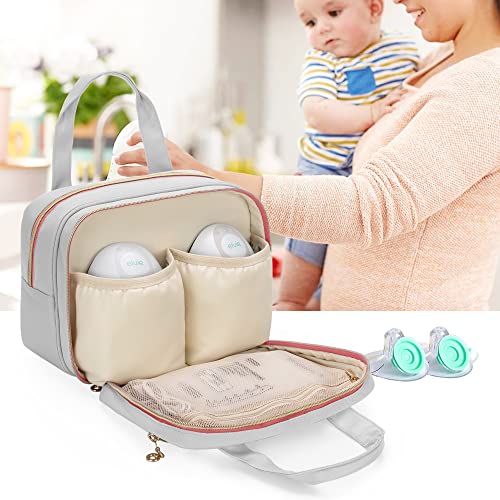Damero Wearable Breast Pump Bag with Ice Pack for Work, Travel