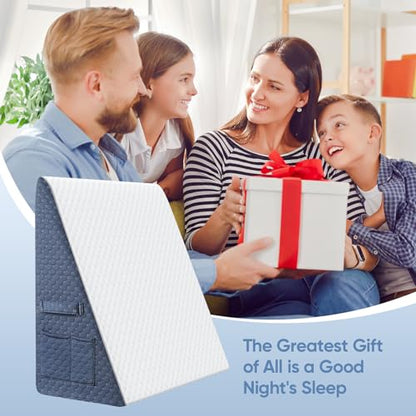 Welzona Wedge Pillow for Sleep Apnea, 10inch Bed Wedge - size: 22*24*10in