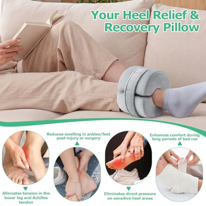 Foot Elevation Pillow, Ankle & Foot Pillow High-Density Foam 1PC