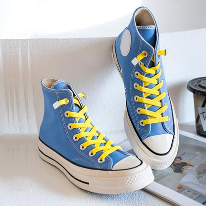 Elastic Shoe Laces，No Tie Shoelaces for Adults & Kids Shoes - color: 2 Black