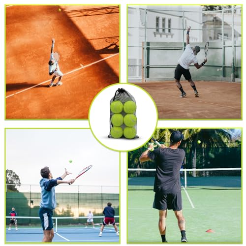 Swingers Tennis Balls, 6/20/36/80 Pack Training Exercise Balls for Pet Dog - color: Yellow, size: 6 PACK