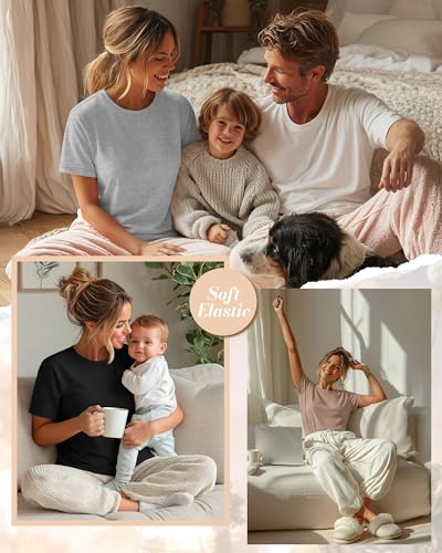 Oakgarden 4 Pack Nursing Breastfeeding Shirts - color: Khaki, White, Light Gray, Black, size: Small