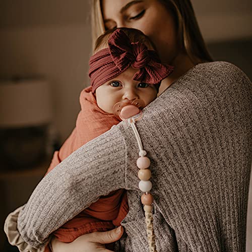 Parker Baby Co. Soft Muslin Baby Swaddle Blankets, 3 Pack - Rose Set - color: Rose