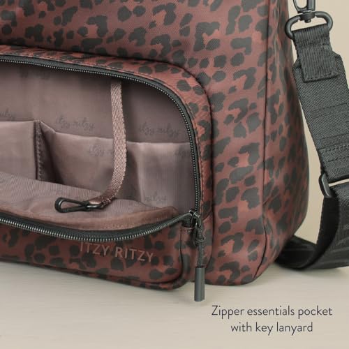 Itzy Ritzy Belong Cargo Caddy Stroller Organizer & Crossbody Bag (Leopard) - color: Leopard