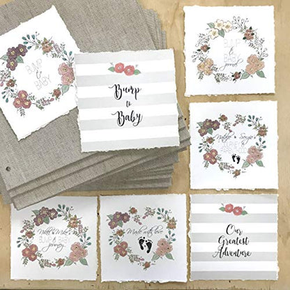 Pregnancy Journal, Diary and Planner for Expecting Mothers. Grey Stripe. Beautiful and Unique Gift for Moms