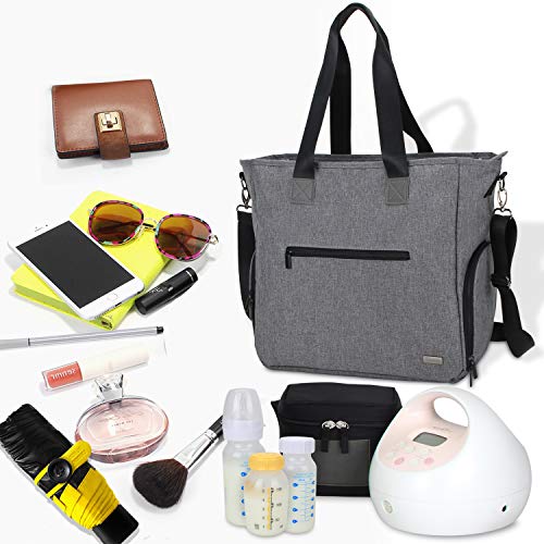 Teamoy Breast Pump Tote Bag Compatible with Spectra S1/S2, Medela