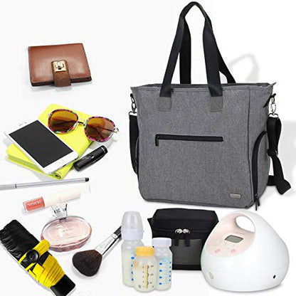 Teamoy Breast Pump Tote Bag Compatible with Spectra S1/S2, Medela