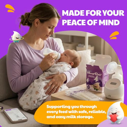 Breast Milk Storage Bags Freezer BPA-Free, 100ct 6 oz