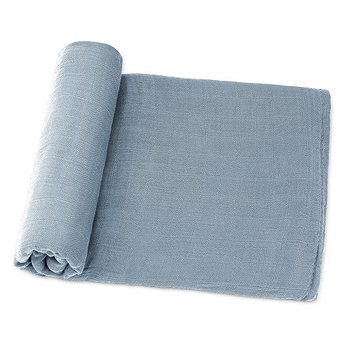 Muslin Nursing Cover Pack of 2 and Swaddle Blankets Bundled by Comfy Cubs