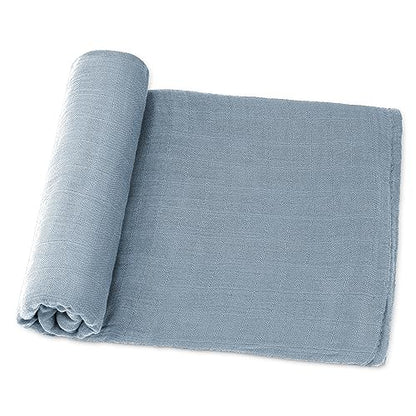 Muslin Nursing Cover Pack of 2 and Swaddle Blankets Bundled by Comfy Cubs