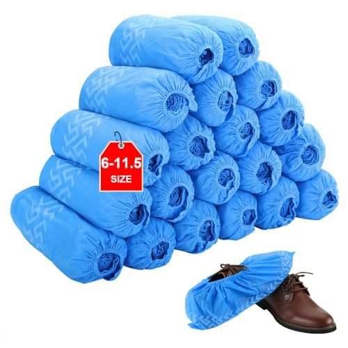 Shoe Covers Disposable 2800 Pack (100 Pairs) - size: (8-12.5 Women/8-12 Wide Men) (Pack of 14)