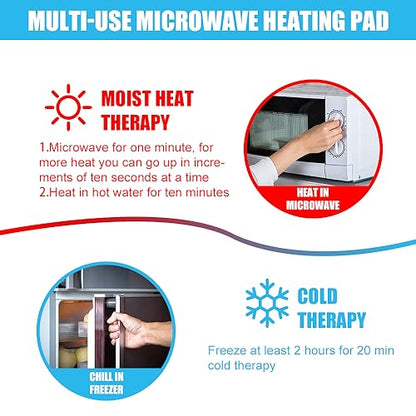 Reusable Hot Cold Gel Ice Pack for Pain Relief (12"x4.7", 2 Pack) - color: Blue - 12" X 4.7" - 2 Ice Packs