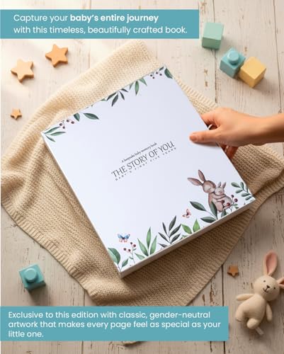 Baby Memory Book Keepsake - Gender Neutral Baby Journal