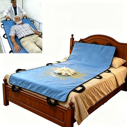Positioning Bed Pad with Handles Extra-Large 79"x40" 500LBS Slide Sheet - size: 79*40