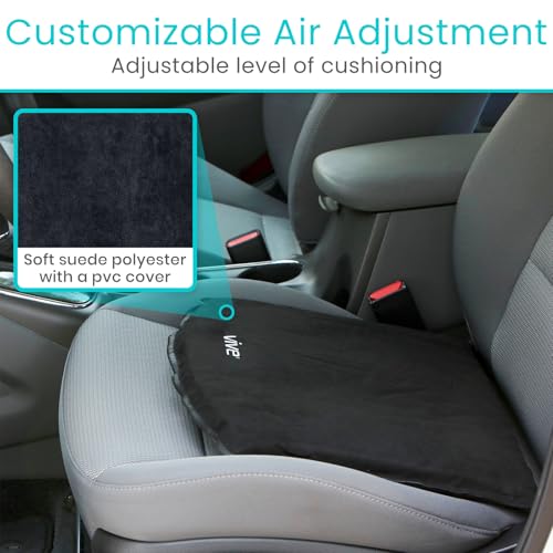 Vive Inflatable Seat Cushion - Portable Pad for Stadiums, Bleachers