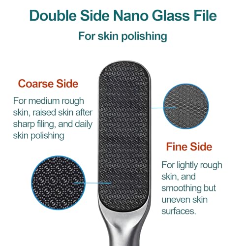 Foot File Set - Professional Stainless Steel Foot Scrubber