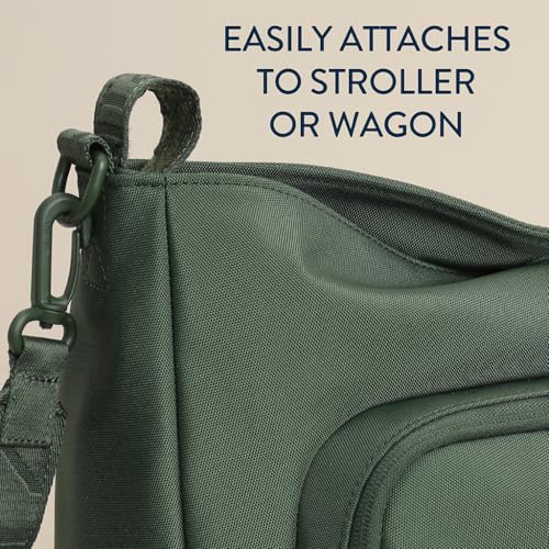 Itzy Ritzy Belong Cargo Caddy Stroller Organizer & Crossbody Bag (Green) - color: Hunter Green