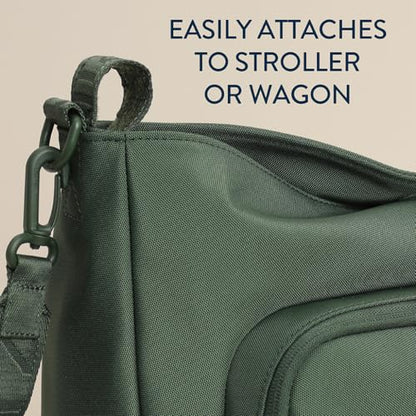 Itzy Ritzy Belong Cargo Caddy Stroller Organizer & Crossbody Bag (Green) - color: Hunter Green
