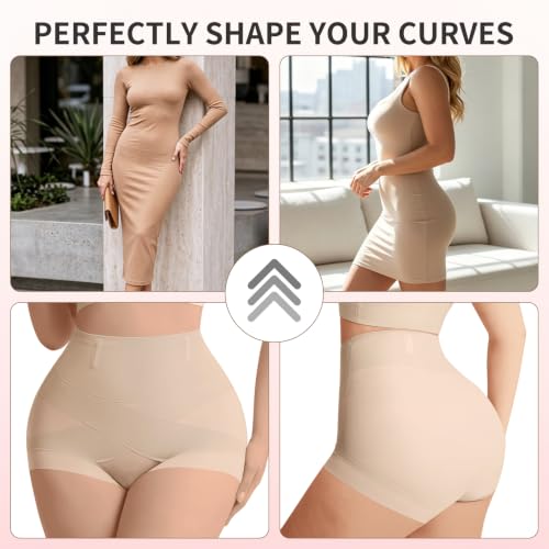 Tummy Control Shapewear Panties for Women High Waisted Underwear