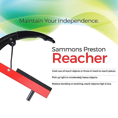 Sammons Preston Reacher, Grabber Tool, Trash Pickup, 26", 2-Pack, Blue - color: 26" Standard, Blue, size: 2 Pack