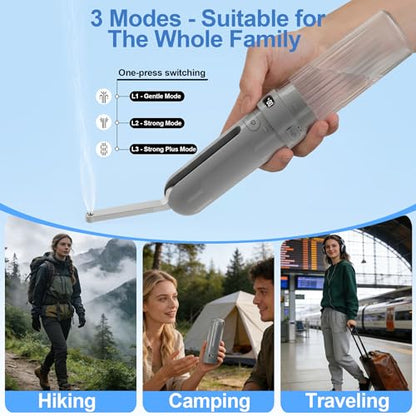 Electric Portable Bidet Toilet Aids Wiper Tool Set, Gray - color: Gray