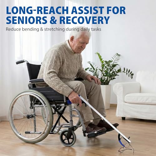 Blue Jay 26" Ergonomic Handle Reacher Grabber,Grippers for Seniors - size: 26in - 1 Pack