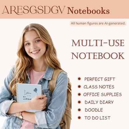 Mother Son Gifts Journals for Women 5.5x8.3in - color: Son blue