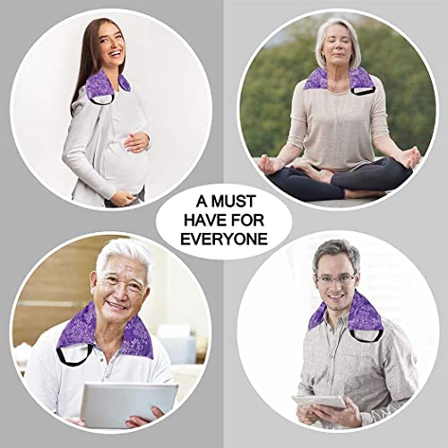 Hot Pockets Microwaveable Hot & Cold Heating Pad 3 Pockets Style for Neck, Shoulder, Elbow, Knee, Stomach & Lower Back – Reusable & Washable for Comfort & Relaxation - Spring Flowers - style: Spring Flowers
