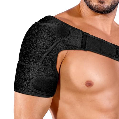 Shoulder Brace for Men and Women,Adjustable Shoulder Compression Sleeve