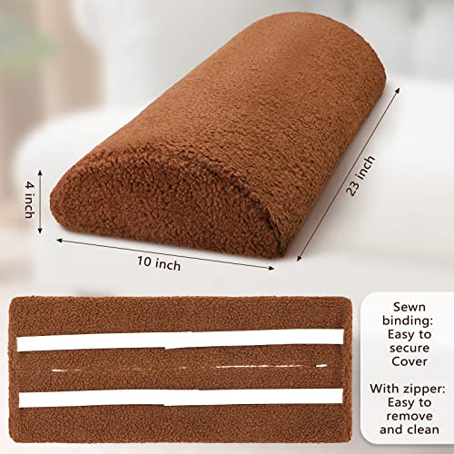 Wesiti Recliner Leg Rest Cushion Footrest Pillow Elevate Feet, Brown - color: Brown