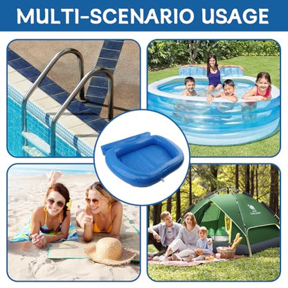 Inflatable Pool Foot Bath Basin, Portable PVC Foot Washing Tub for Pool