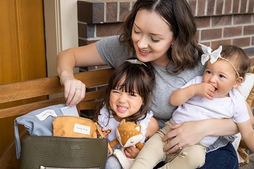 Pearhead Mom Things And Baby Things Pouch Set, Diaper Bag Organizer