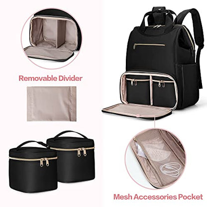Fasrom Breast Pump Organizer Bag, Pumping Backpack with Cooler