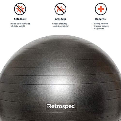 Retrospec Retrospec Luna Exercise Ball - color: Ocean Blue 2020