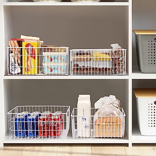 Orgneas Vertical Sides Freezer Organizer Bins for Upright Freezer