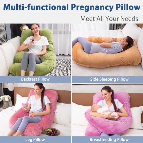 60 Inch Pregnancy Pillow for Sleeping (Dark Grey- Memory Foam) - color: Dark Grey- Memory Foam