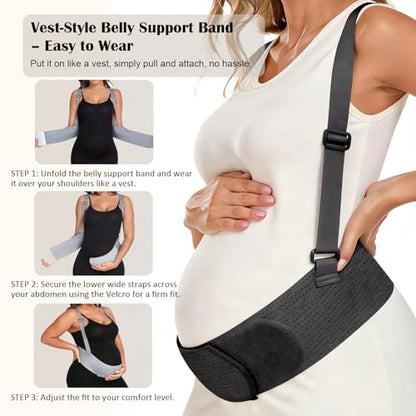 Pregnancy Belly Bands for Pregnant Women, Maternity Pregnancy Support Belt