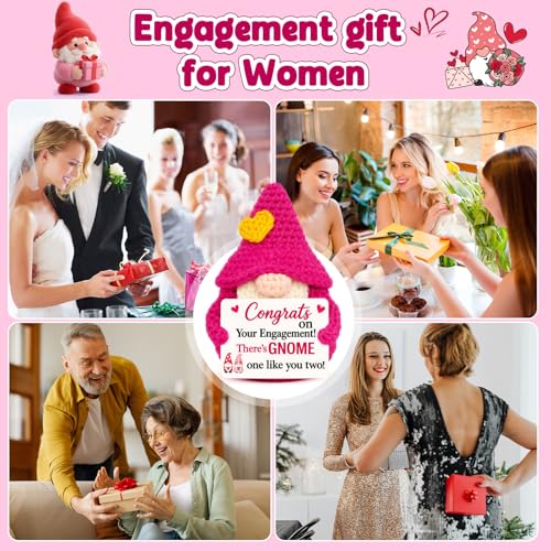 Engagement Gifts for Couples Women - Newly Engaged Wedding Gifts - style: Gnome Engaged