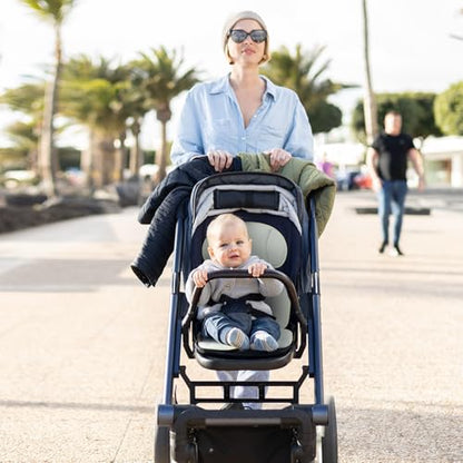 Momcozy Universal Stroller Cooling Pad, Detachable 2-Piece Cushion - color: Light Gray, size: Cooling Pad