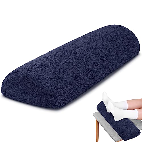 Recliner Leg Rest Cushion Sofa Footrest Pillow with Cover, Dark Blue, 1 Pcs - color: Dark Blue
