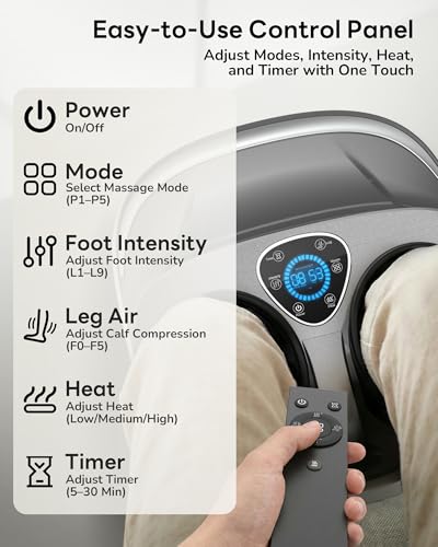 2 in 1 Shiatsu Foot and Calf Massager