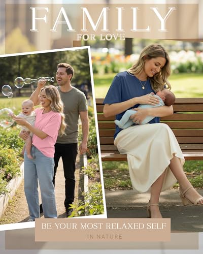 4 Pack Nursing Breastfeeding Shirts - color: Haze Blue, Pink, Olive Green, Black, size: X-Large