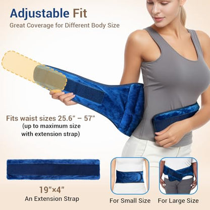Comfytemp Microwavable Moist Heating Pad for Back and Waist Pain Relief
