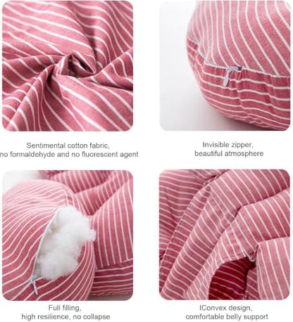 Pregnancy Pillow – Full Body Maternity Pillow for Side Sleepers, Ergonomic Support for Back, Belly, Hips & Legs