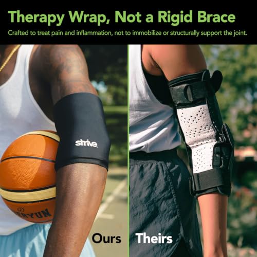 Strive Arm or Eblow Wrap, Hot & Cold Therapy, Gel Compression, Multi-Use - size: Medium Elbow/Arm